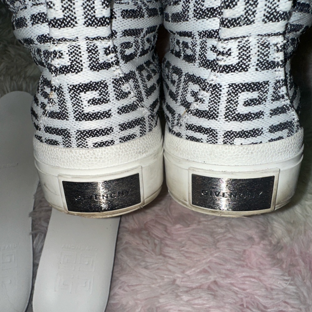 Givenchy City 4G Jacquard High Top Sneakers Size 38 - Picture 8 of 14